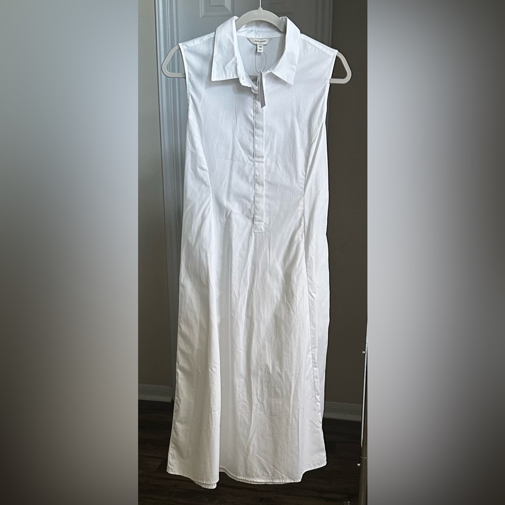 Banana Republic White Sleeveless Dress NWT